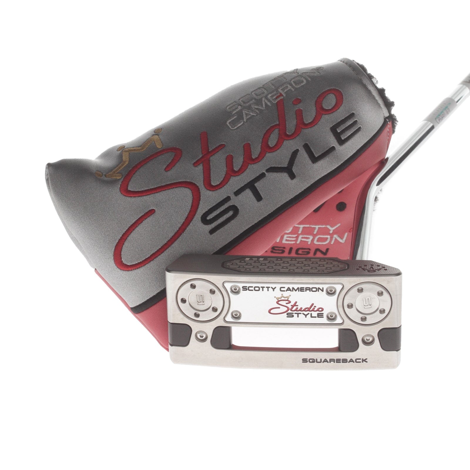 Scotty Cameron Studio Style Squareback Mens Right Hand Putter 34" Mallet - Scotty Cameron Grip