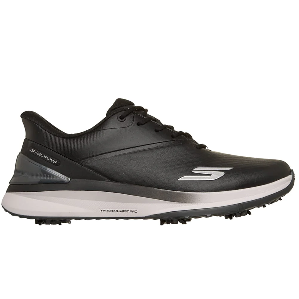 Skechers Blade Tour Slip Ins Waterproof Spiked Shoes - Black/White