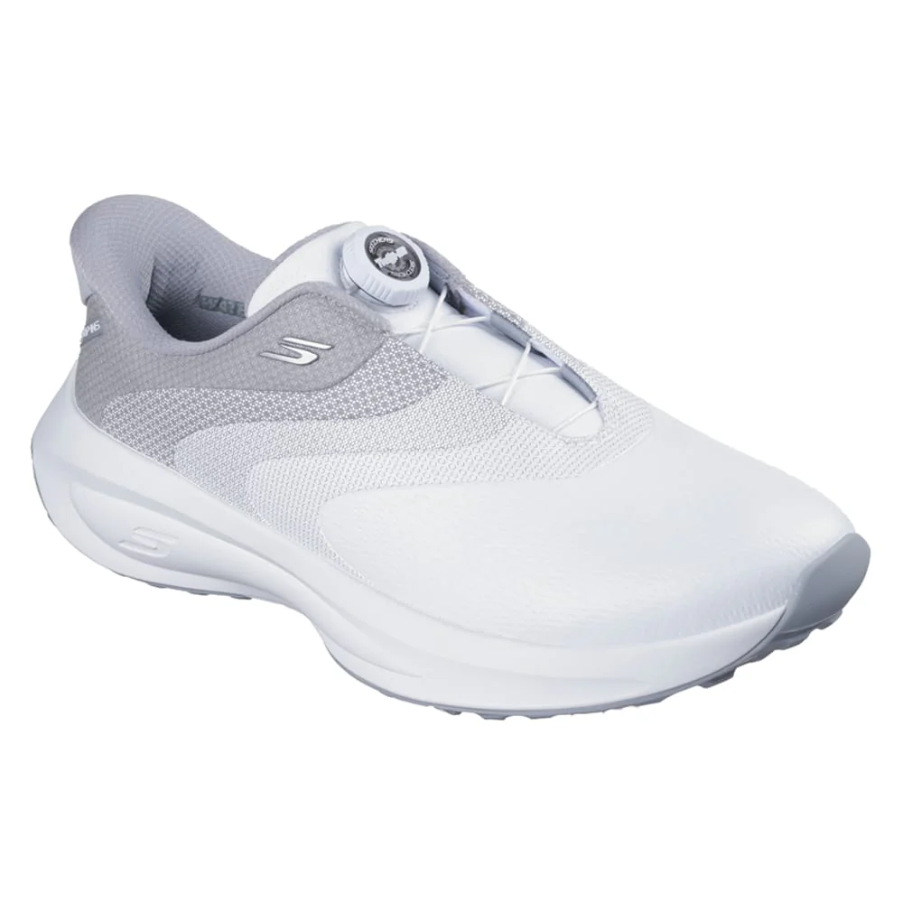 Skechers Flow Slip Ins Spikeless Waterproof Shoes - Twist Fit - White - Image 3