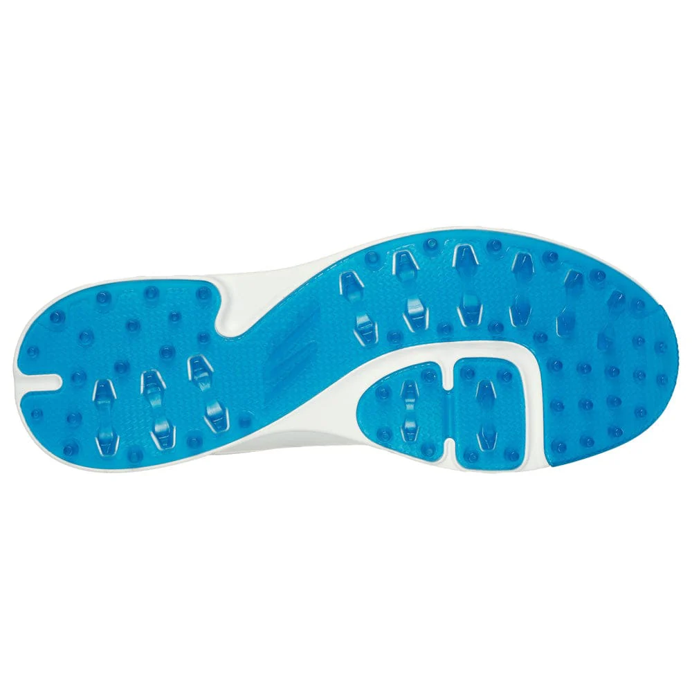 Skechers Go Golf Tempo GF Waterproof Spikeless Shoes - White/Navy/Blue - Image 2