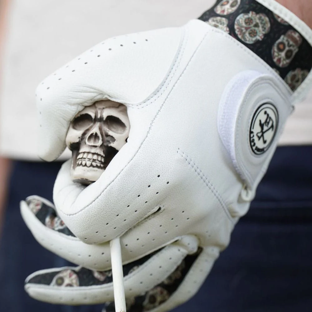Skins Leather Golf Glove - Dia de los Muertos - Image 3