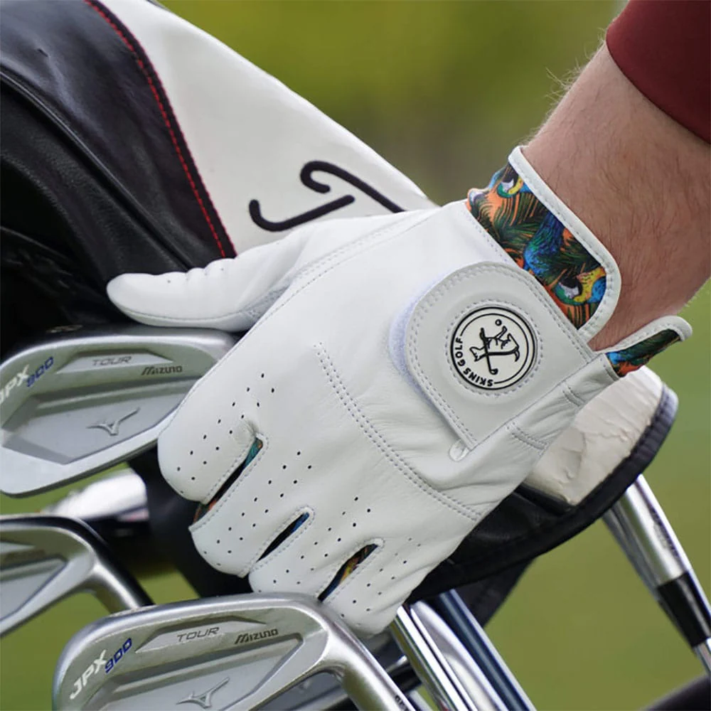 Skins Leather Golf Glove - Tropicana - Image 5