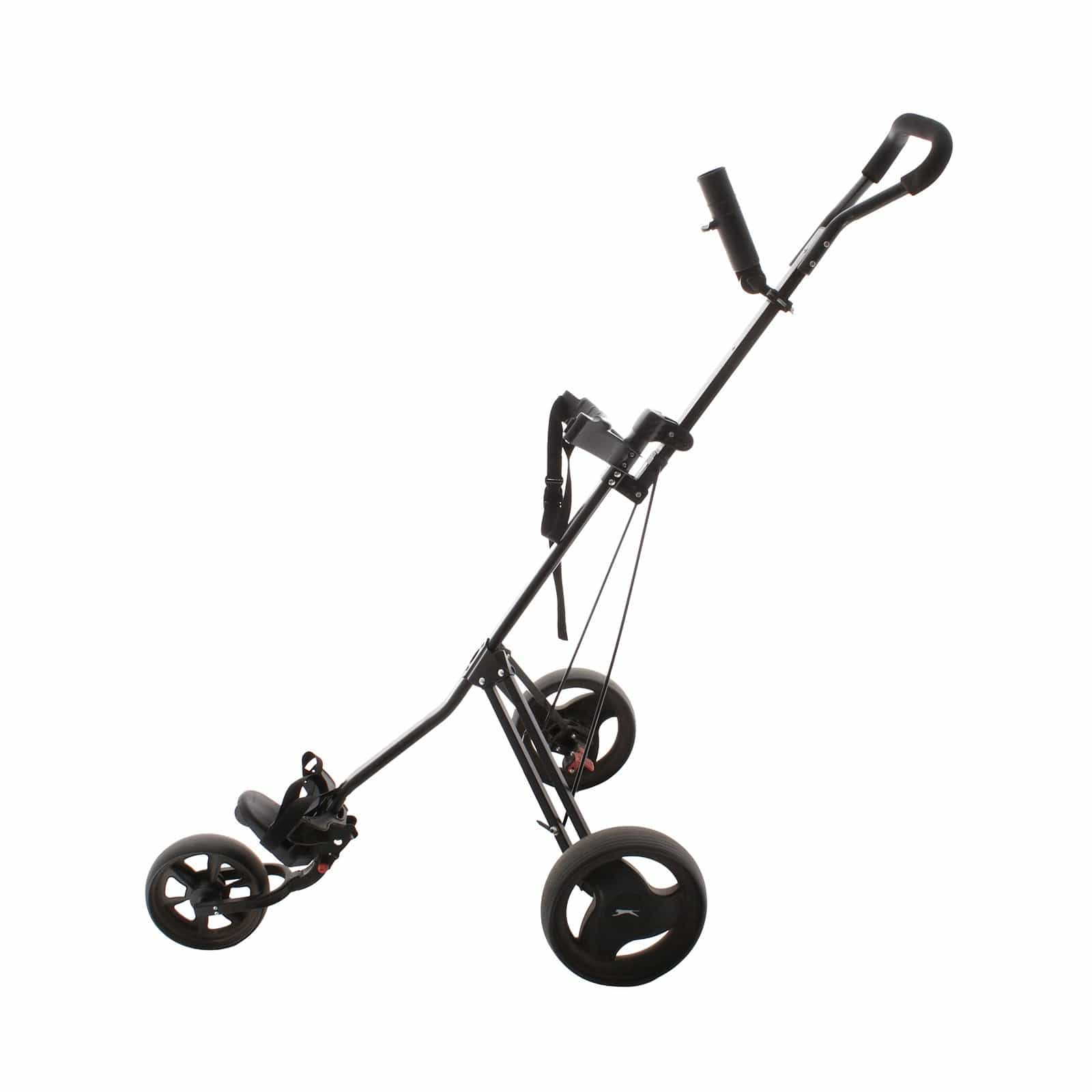 Slazenger 3-Wheel Push/Pull Trolley - Black