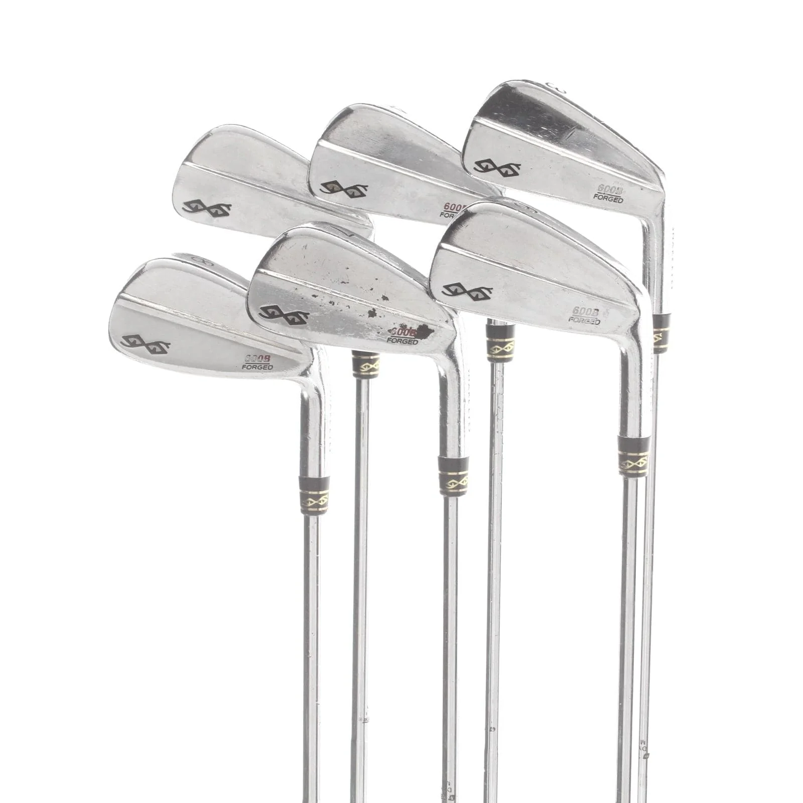 Snake Eyes 600B Forged Steel Mens Right Hand Irons 3-8 Stiff - Dynamic Gold