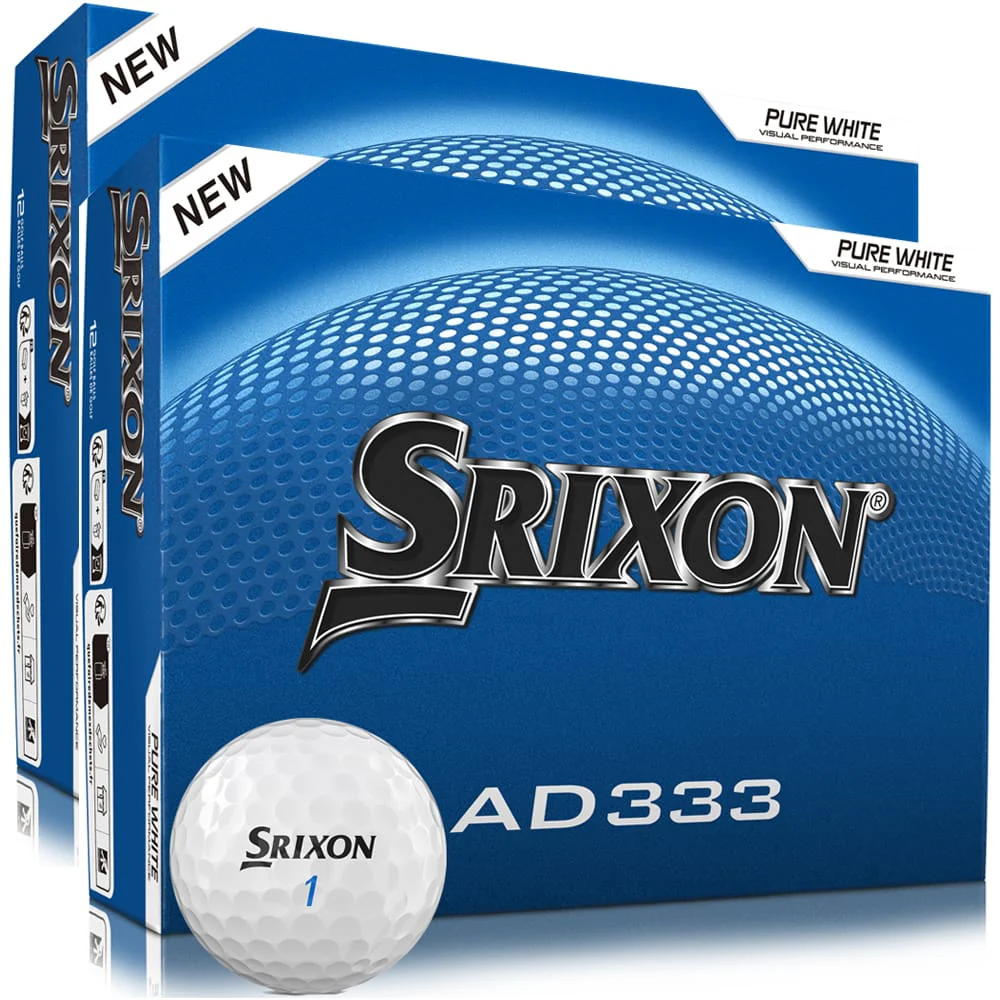 Srixon AD333 Golf Balls - Double Dozen - White