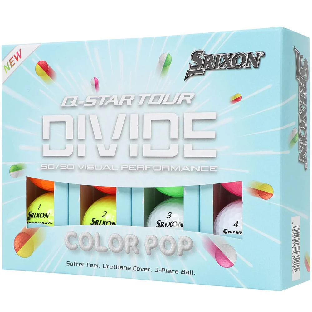 Srixon Q-Star Tour 6 Divide Golf Balls - Multi - 12 Pack - Image 2