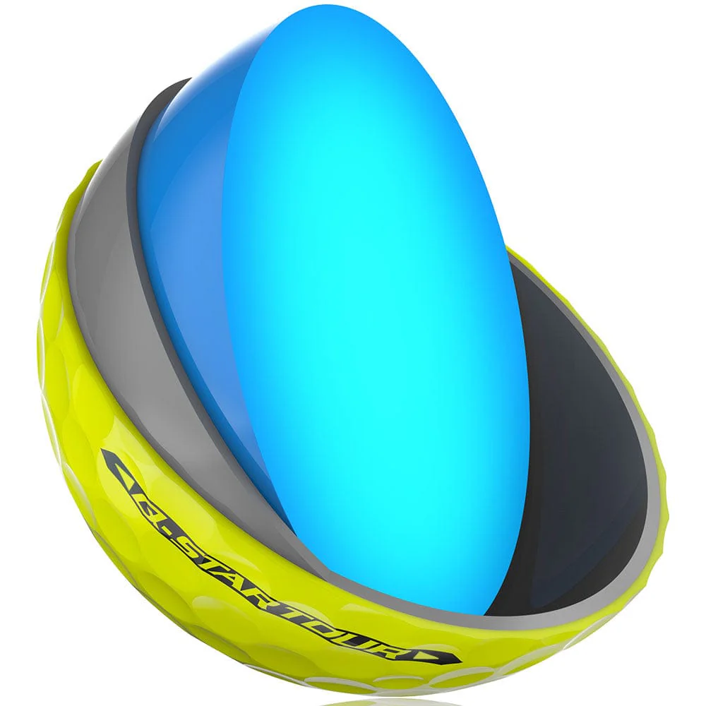 Srixon Q-STAR Tour 6 Golf Balls - Yellow - 12 Pack - Image 6