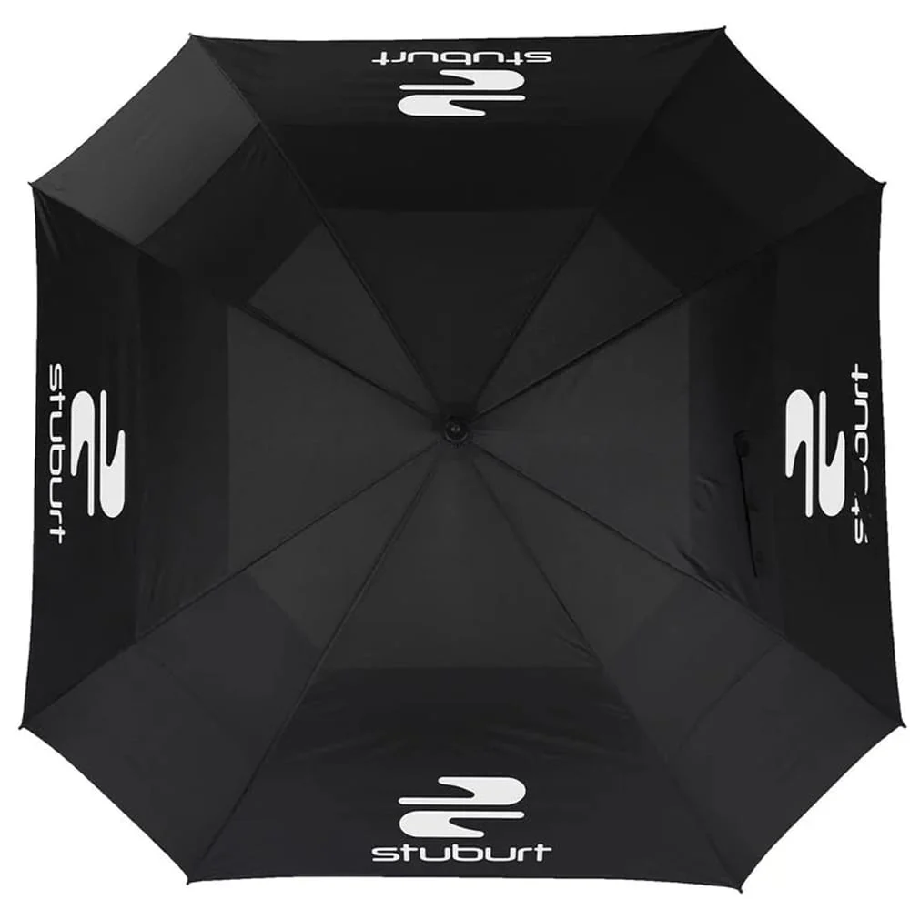 Stuburt 66" Dual Canopy Umbrella - Black - Image 2