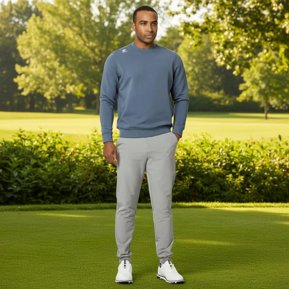 Stuburt Crane Pullover - Steel Blue - Image 4