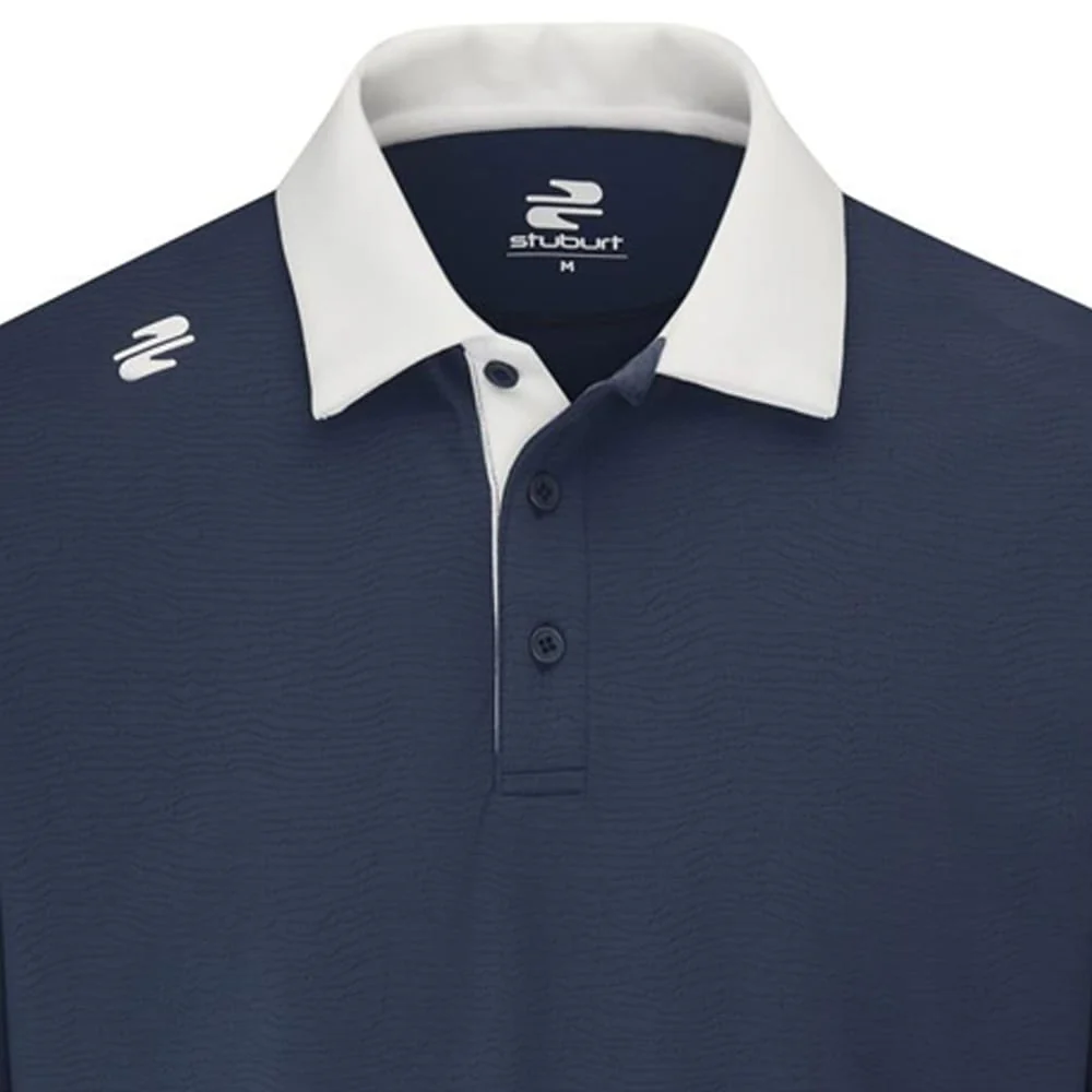 Stuburt Lit Polo Shirt - Steel Blue - Image 2