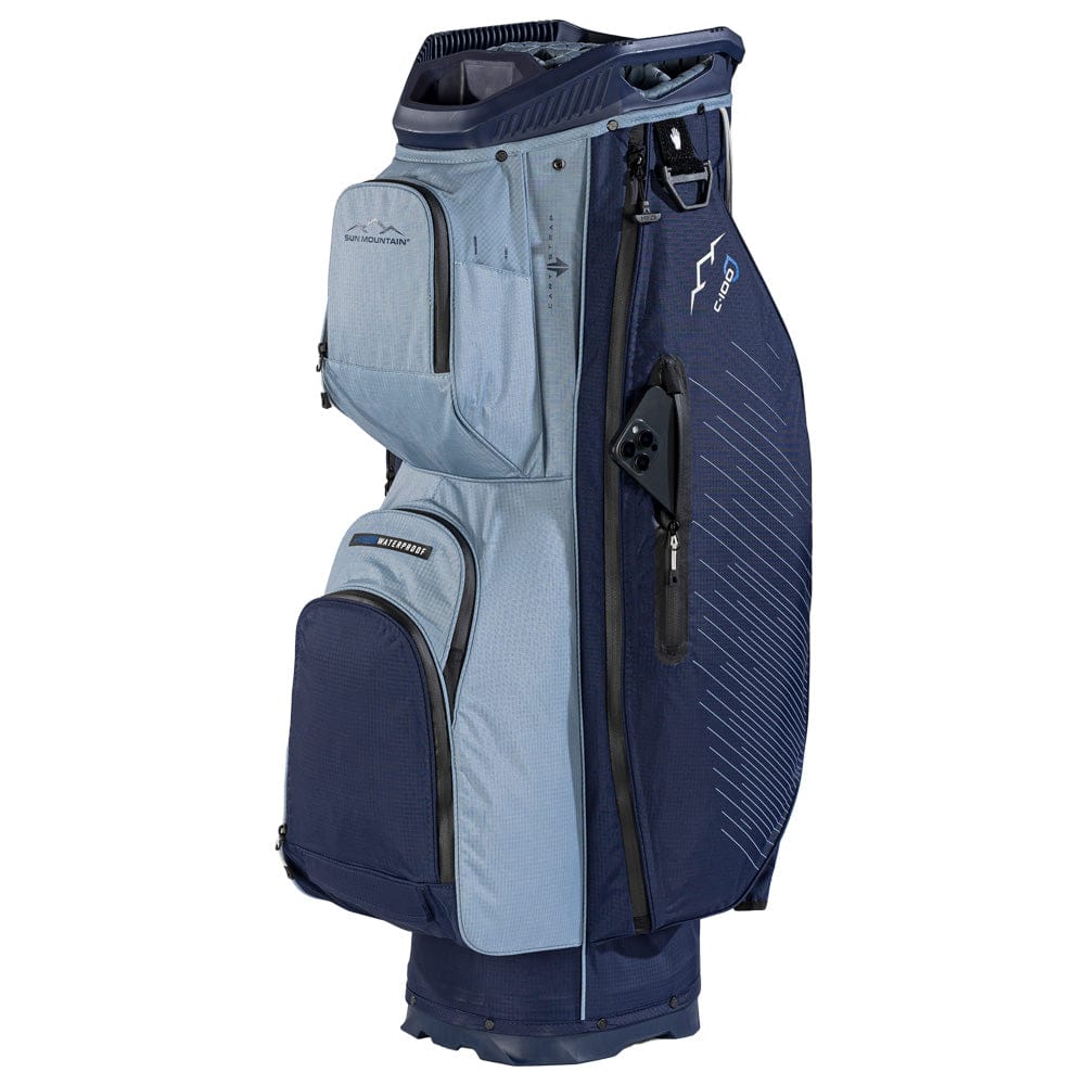 Sun Mountain C100 H2NO Waterproof Cart Bag - Navy/Ash/Powder - Image 6