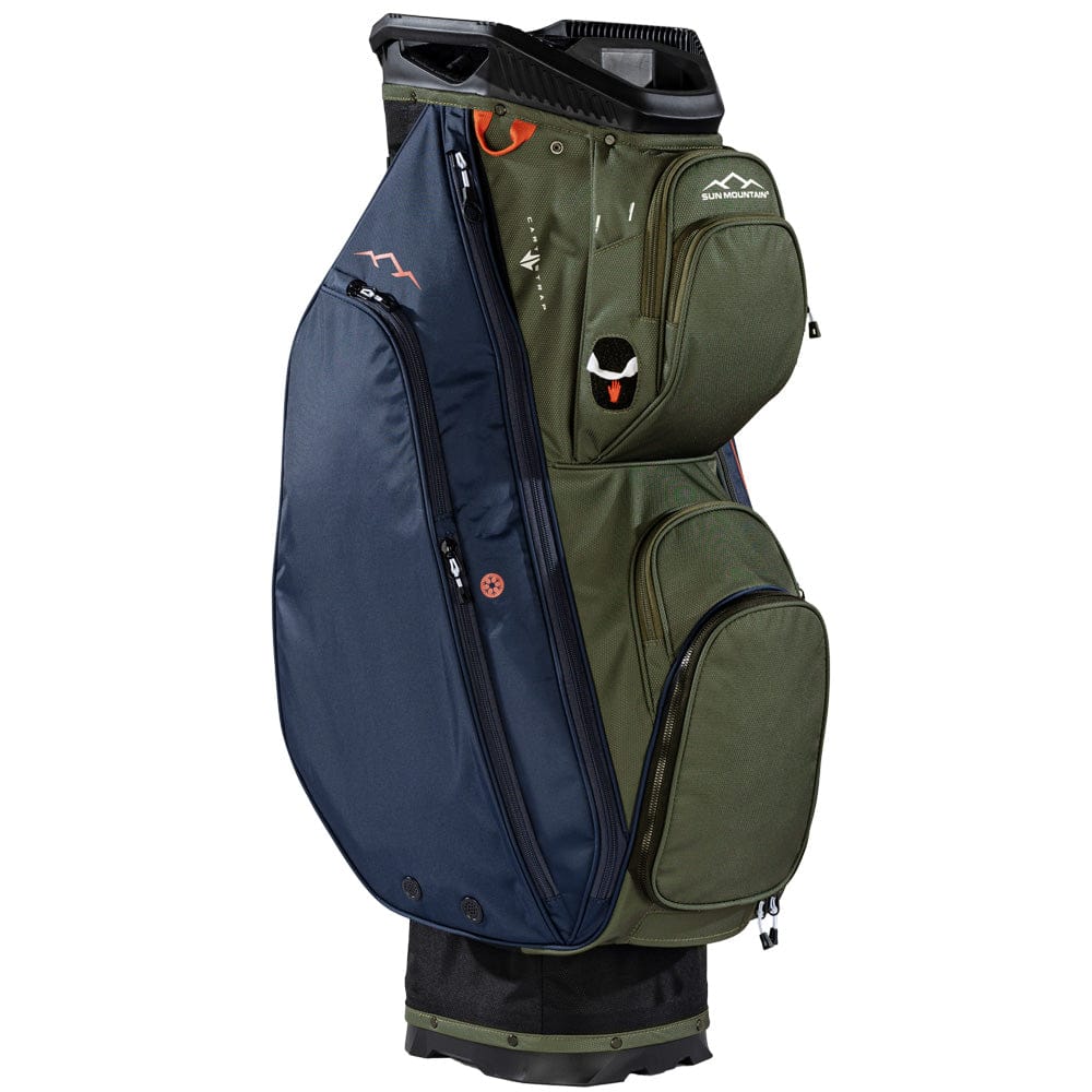 Sun Mountain C100 Cart Bag - Black/Olive/Inferno - Image 5