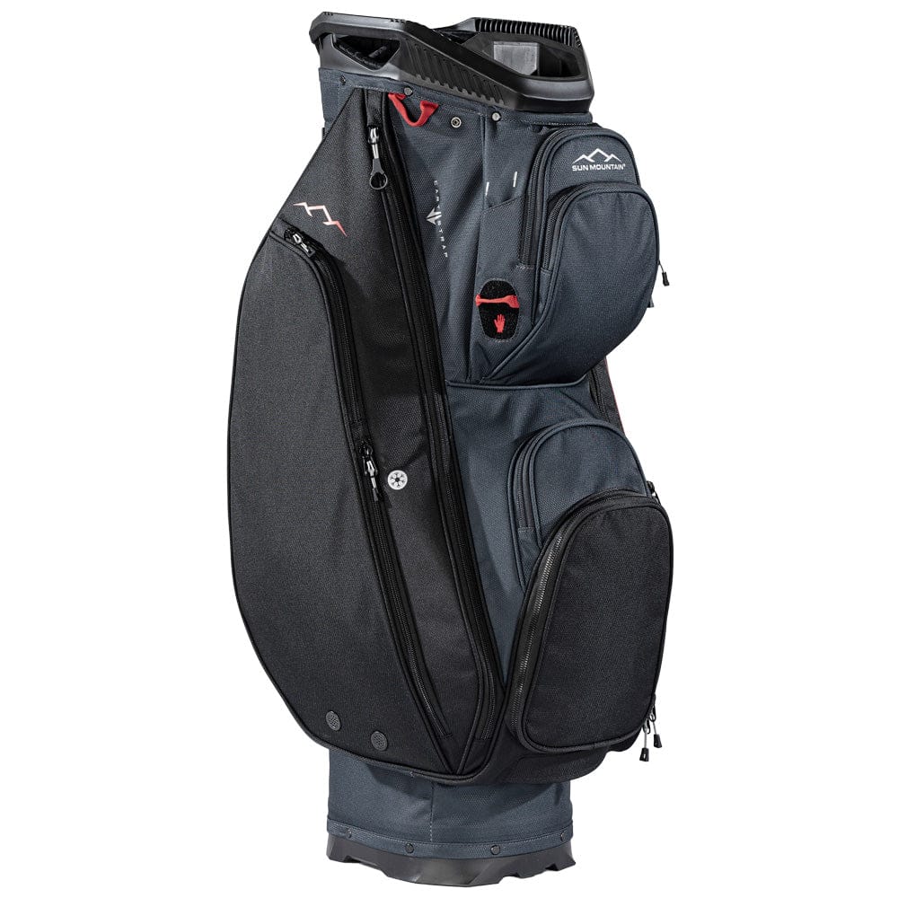 Sun Mountain C100 Cart Bag - Steel/Black/Red - Image 5