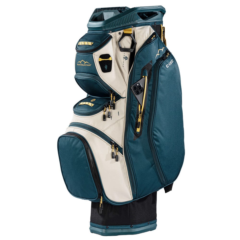 Sun Mountain C130 Cart Bag - Black/Pond/Sand - Image 4