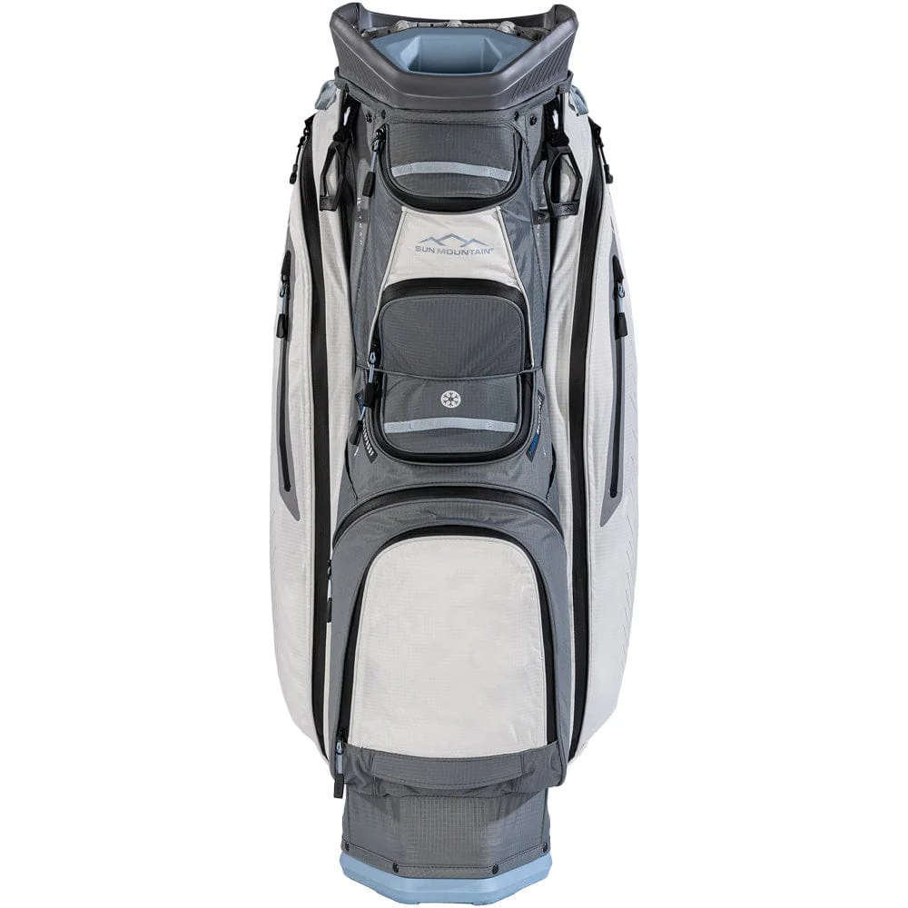 Sun Mountain C130 H2NO Waterproof Cart Bag - Nickel/Platinum/Ash - Image 4