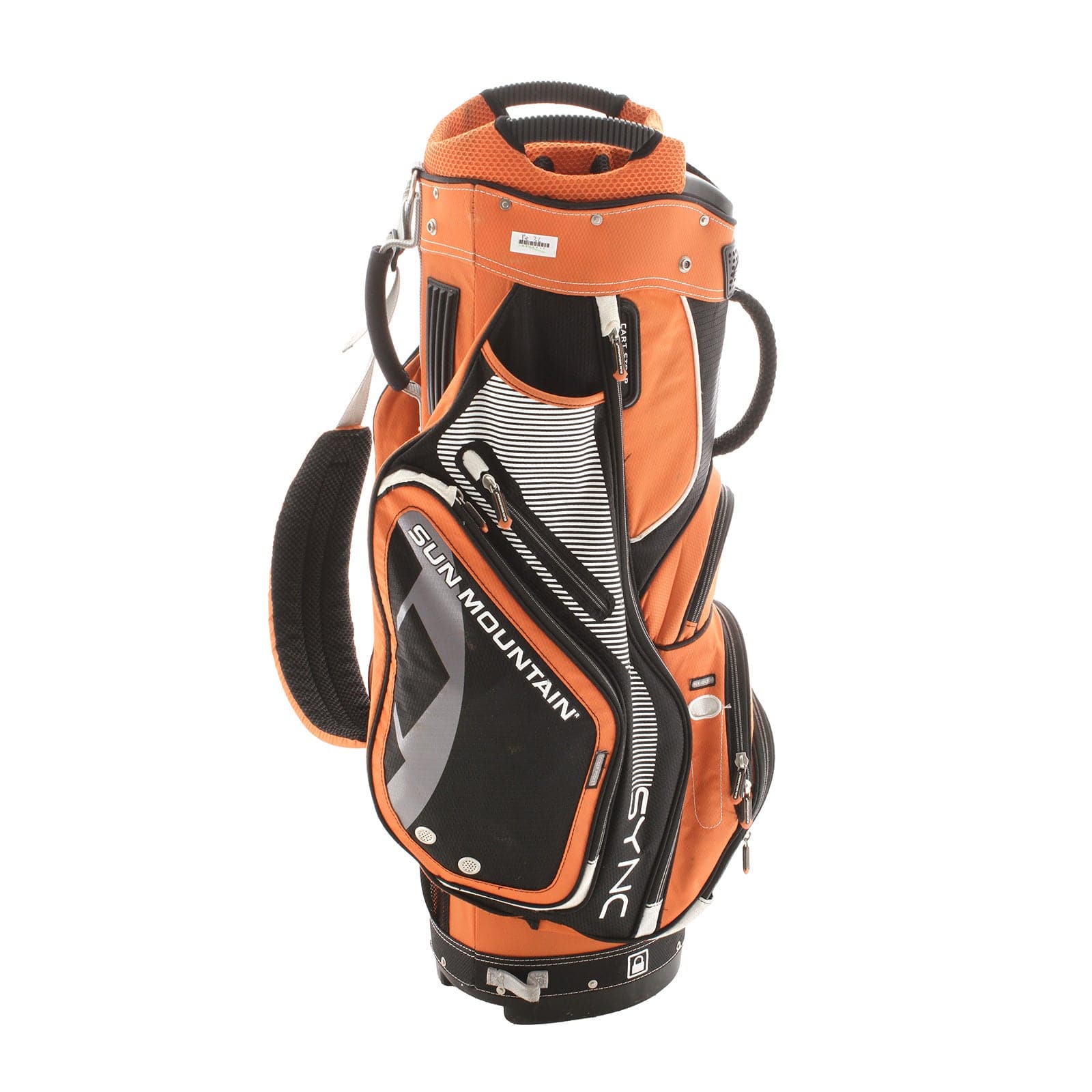 Sun Mountain Cart Bag - Black/White/Orange - Image 3