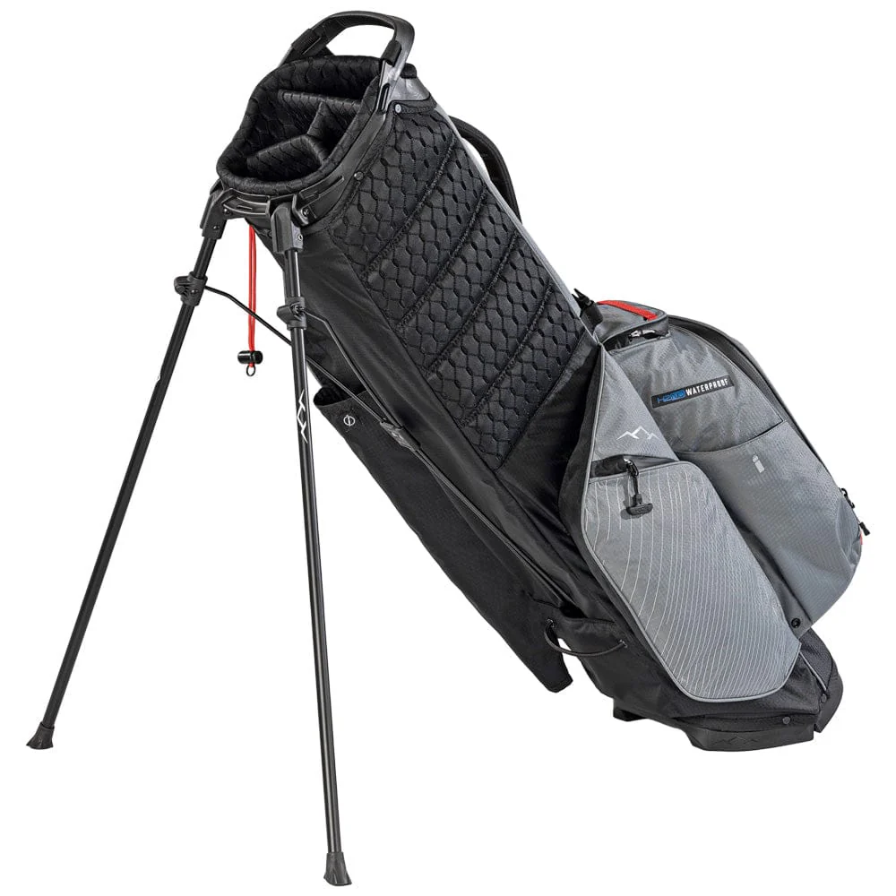 Sun Mountain Eclipse E2.5 H2NO Waterproof Stand Bag - Black/Nickel/Red - Image 7