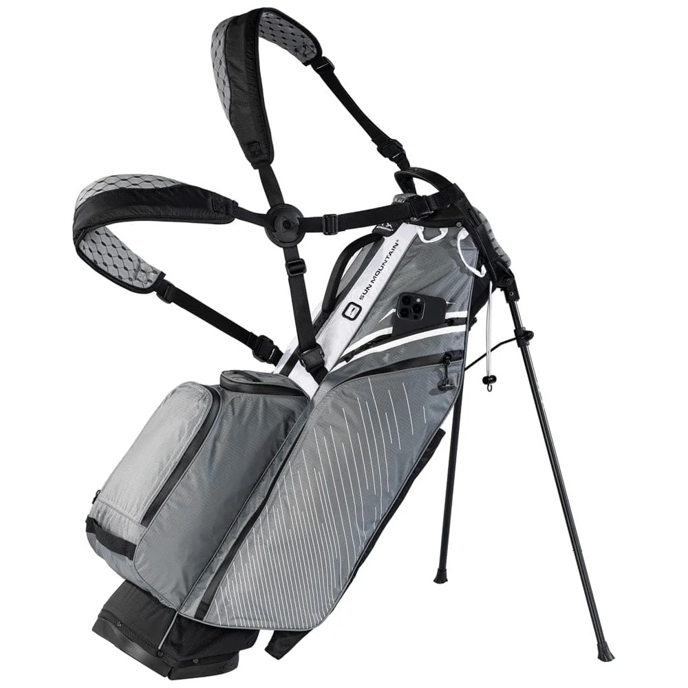 Sun Mountain Eclipse E2.5 H2NO Waterproof Stand Bag - Black/Nickel/White - Image 6
