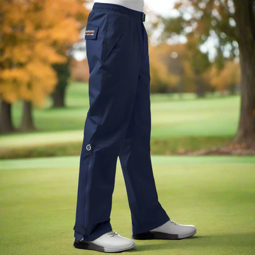 Sunderland Quebec Waterproof Golf Trousers - Navy - Image 5