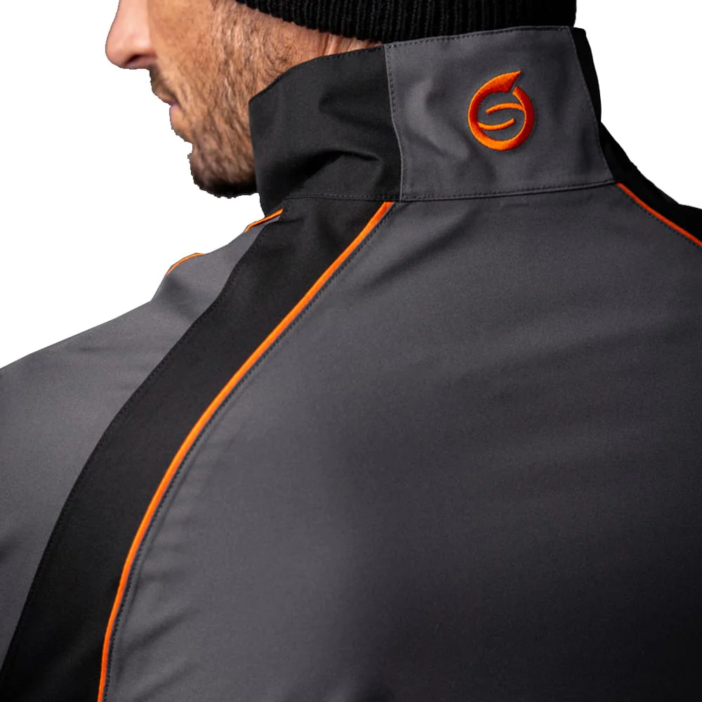 Sunderland Typhoon Waterproof Golf Jacket - Black - Image 5