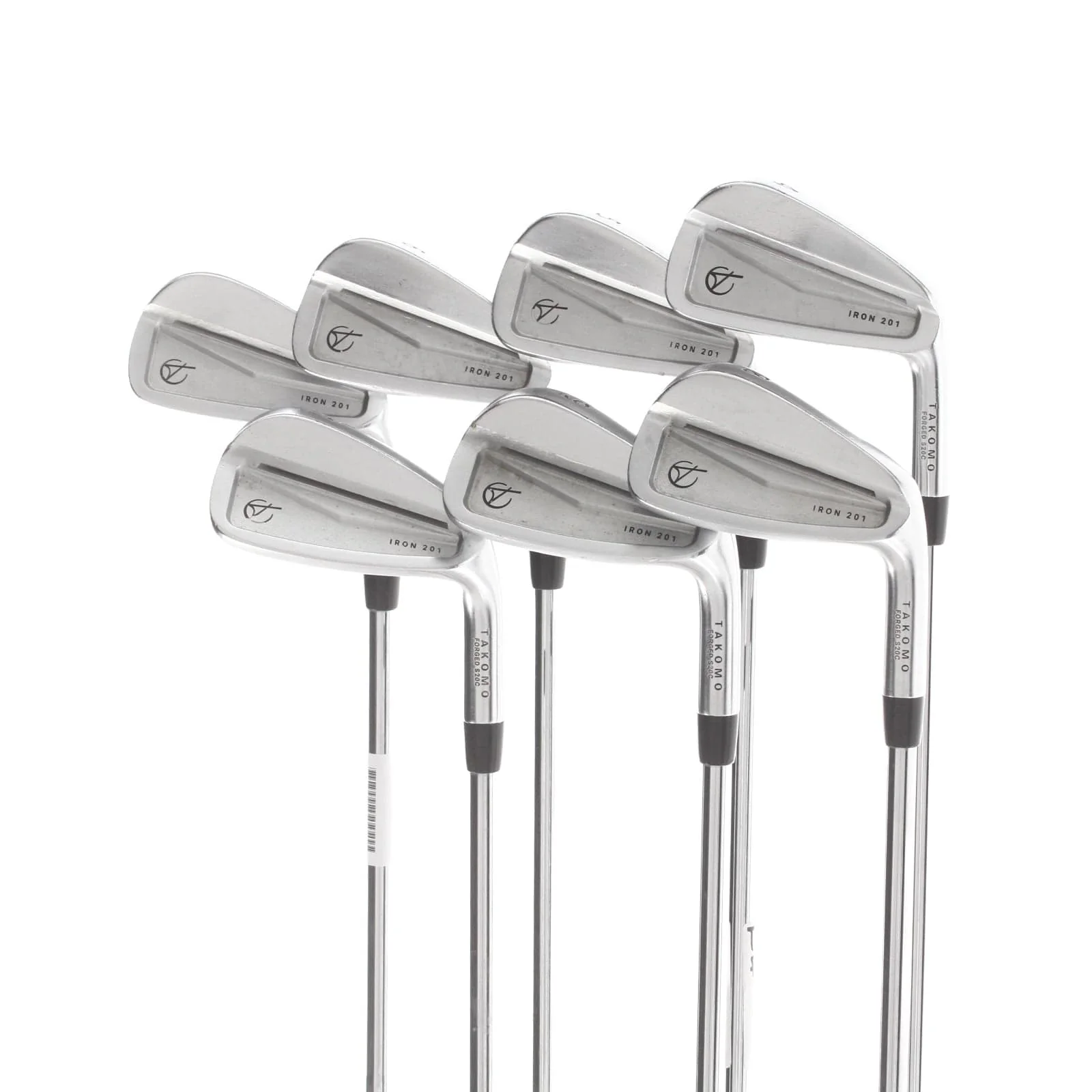 Takomo 201 Steel Mens Right Hand Irons 4-PW Stiff - KBS Tour 120
