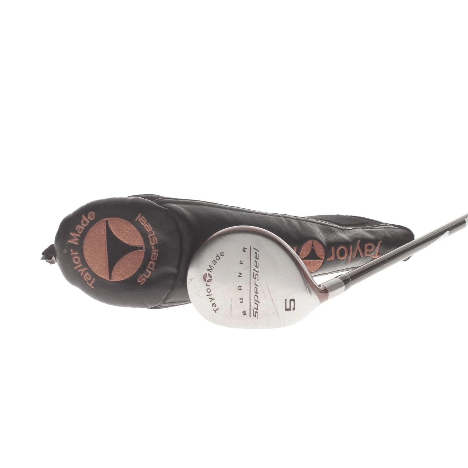TaylorMade Burner Super Steel Graphite Mens Left Hand Fairway 5 Wood 19* Stiff - TaylorMade Bubble S-90
