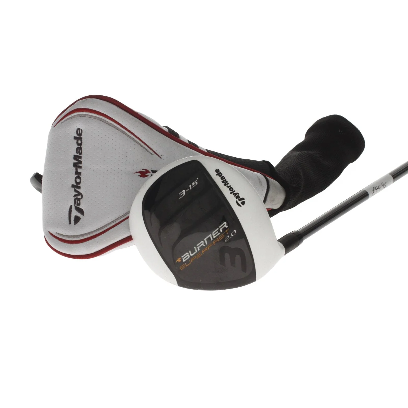 TaylorMade Burner Superfast 2.0 Graphite Mens Left Hand Fairway 3 Wood 15* Regular - REAX 4.8
