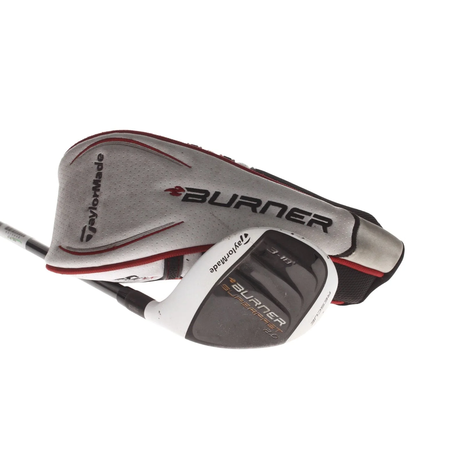 TaylorMade Burner Superfast 2.0 Graphite Mens Right Hand 3 Hybrid 18* Stiff - TaylorMade Reax 60