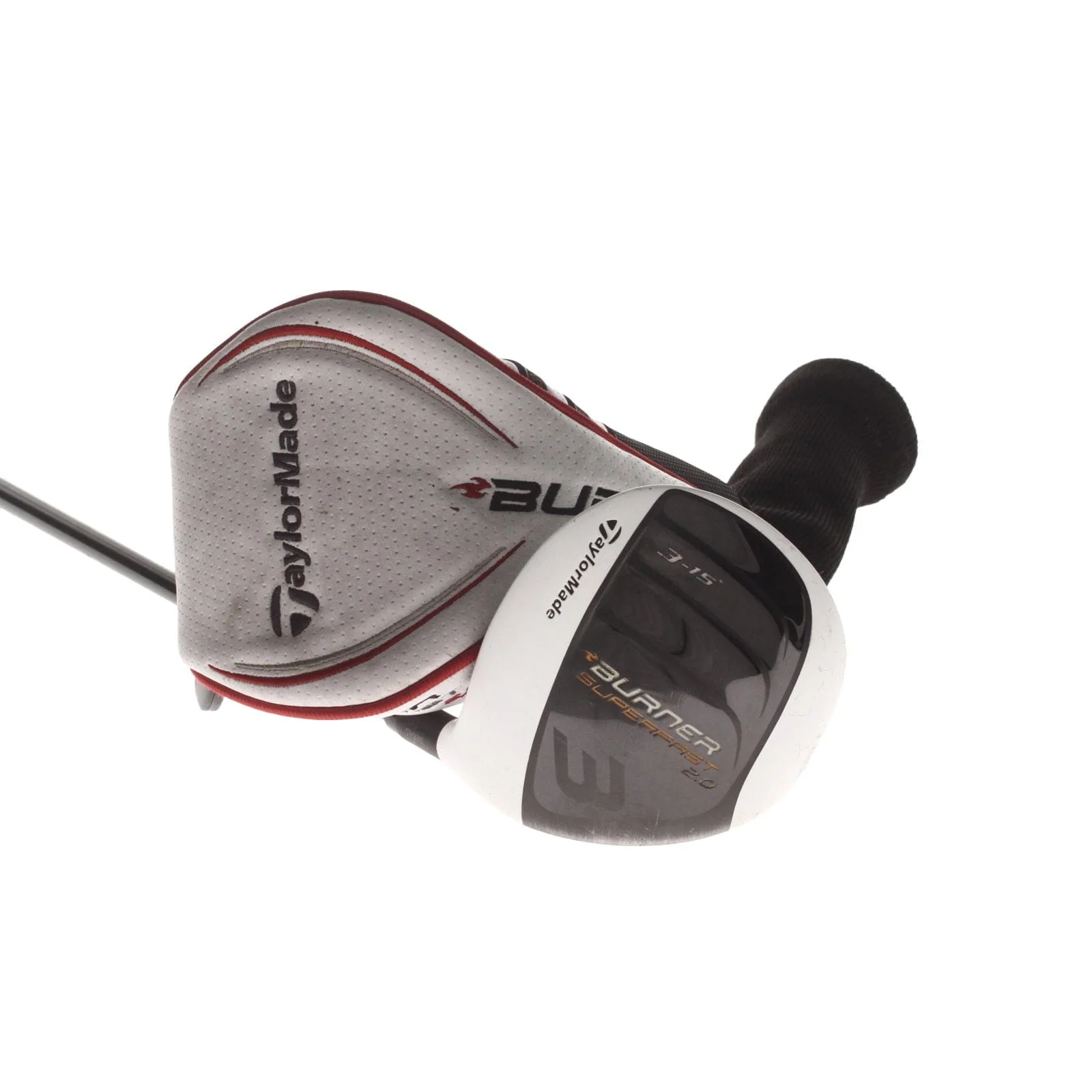 TaylorMade Burner Superfast 2.0 Graphite Mens Right Hand Fairway 3 Wood 15* Stiff - REAX 4.8