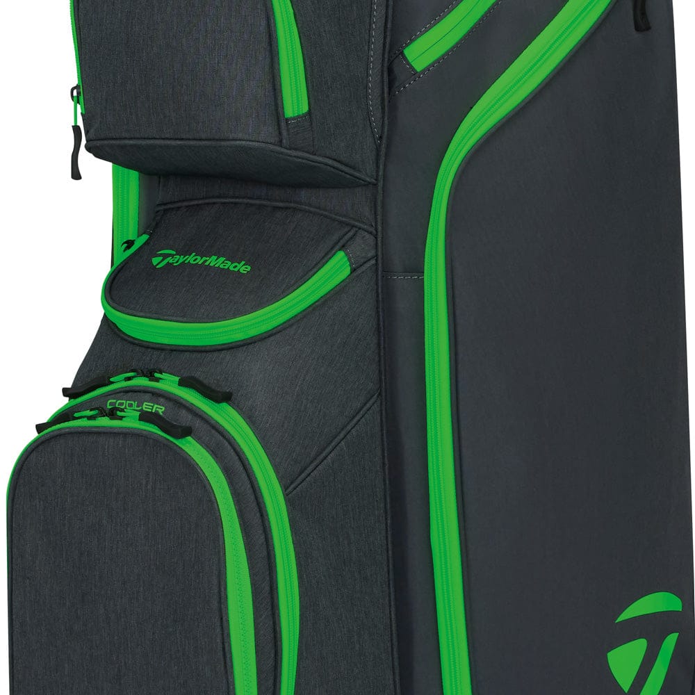 TaylorMade Cart Lite Cart Bag - Grey/Neon Green - Image 5