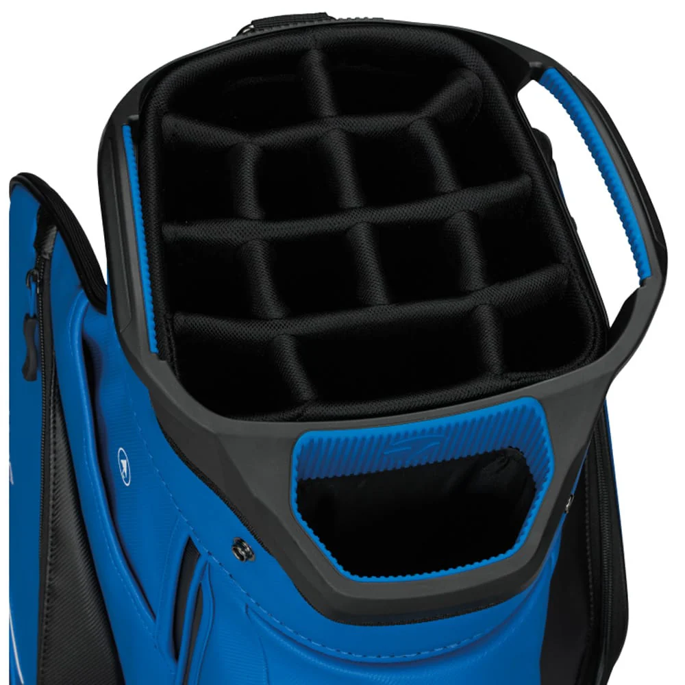 TaylorMade Deluxe Cart Bag - Black/Blue - Image 2