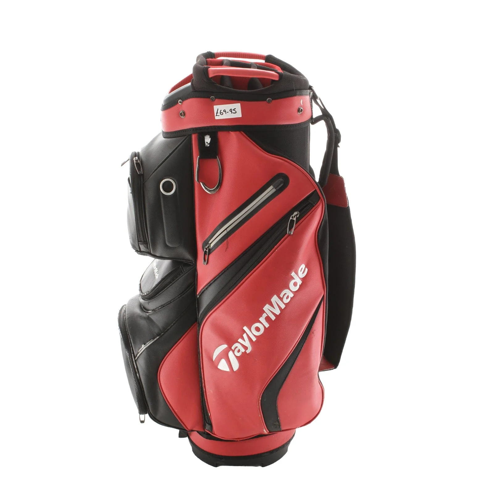 TaylorMade Deluxe Cart Bag - Red/Black