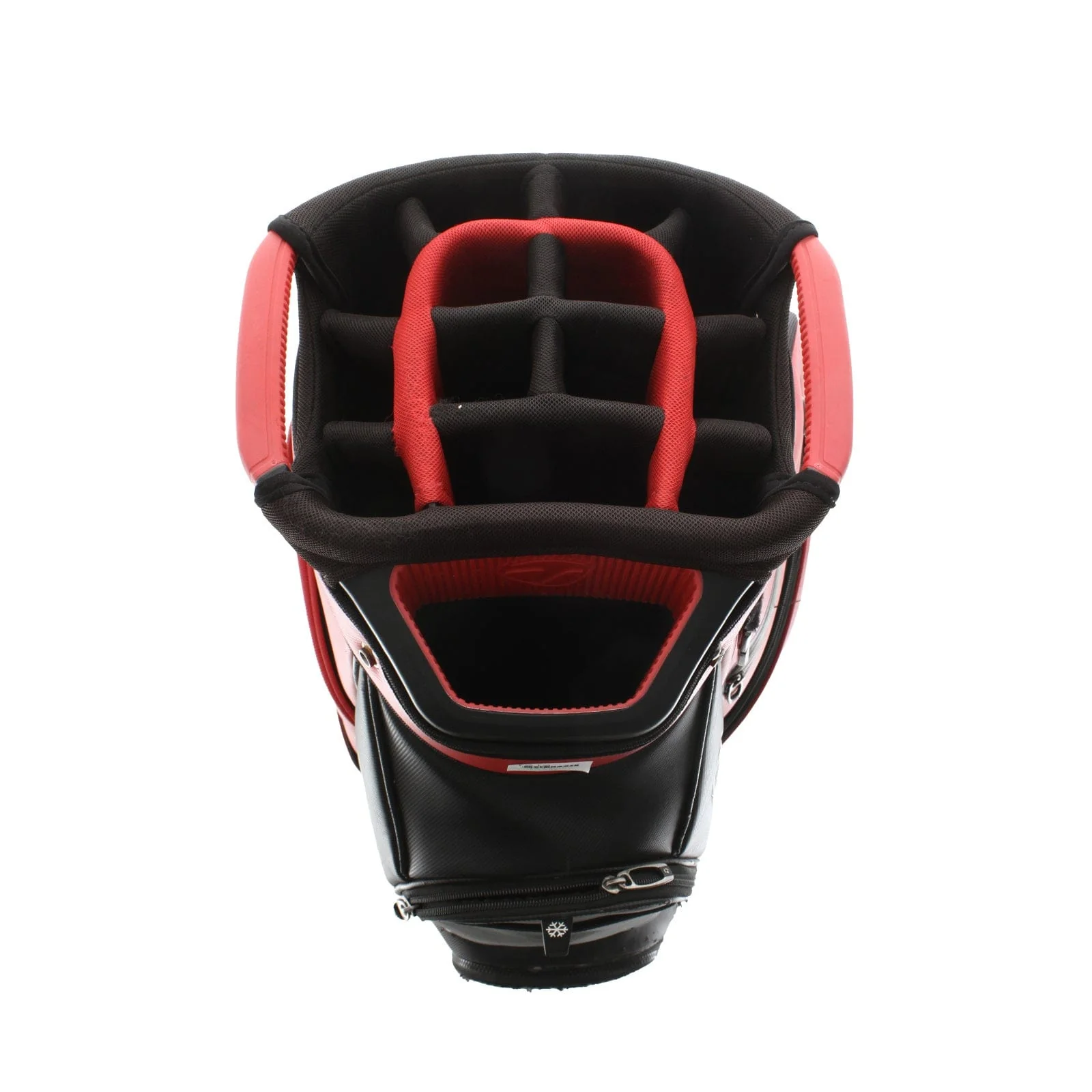TaylorMade Deluxe Cart Bag - Red/Black - Image 2