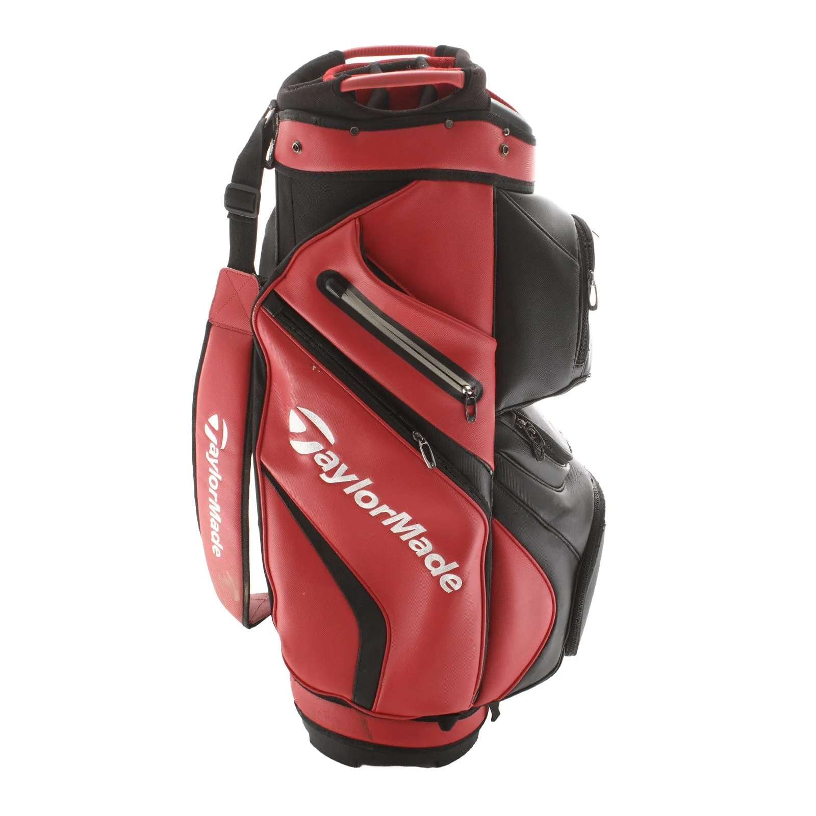 TaylorMade Deluxe Cart Bag - Red/Black - Image 3