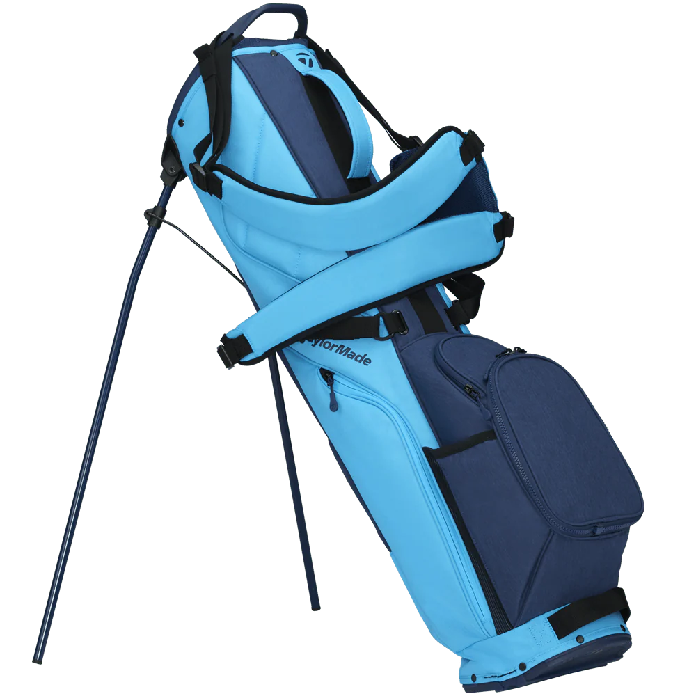 TaylorMade Flextech Carry Stand Bag - Navy/Cyan - Image 5