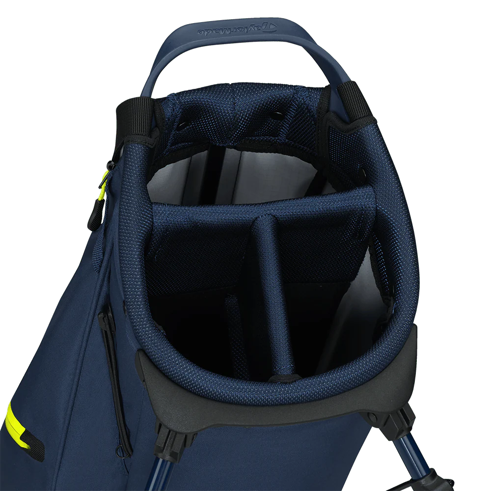 TaylorMade Flextech Carry Stand Bag - Navy/White/Neon Lime - Image 2