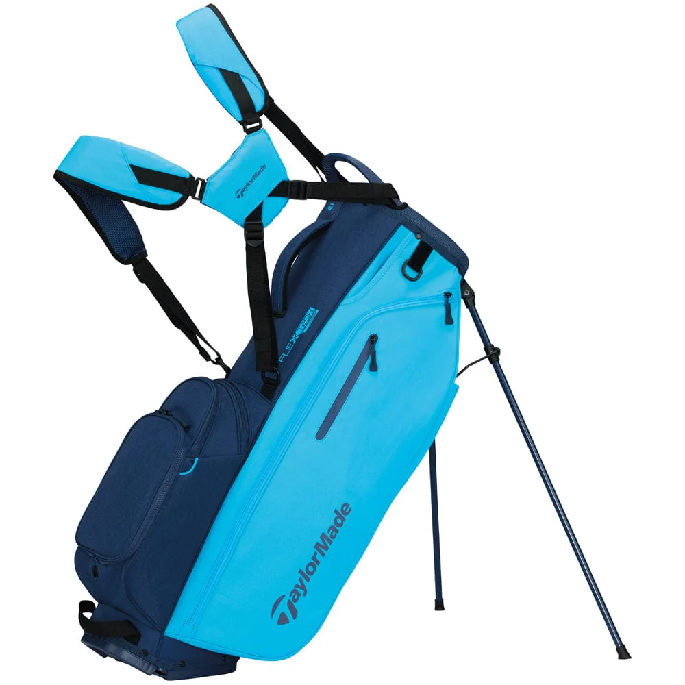 TaylorMade Flextech Crossover Stand Bag - Cyan/Navy