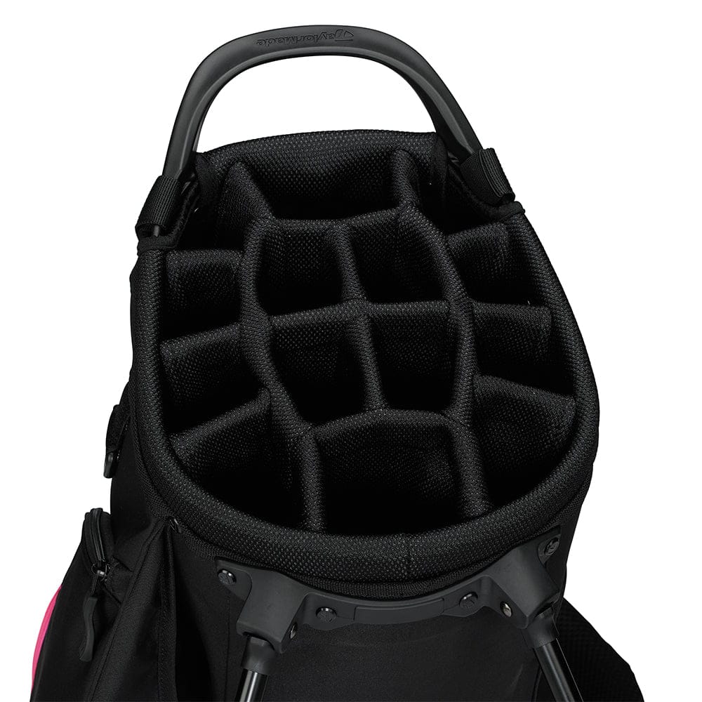 TaylorMade Flextech Crossover Stand Bag - Grey/Black/Neon Pink - Image 2