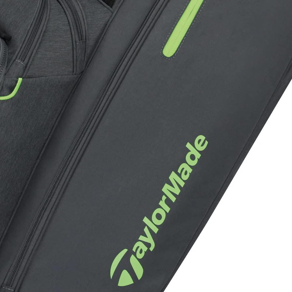 TaylorMade Flextech Crossover Stand Bag - Grey/Neon Green - Image 5