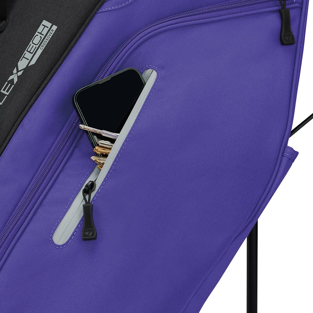 TaylorMade Flextech Crossover Stand Bag - Violet/Black - Image 3