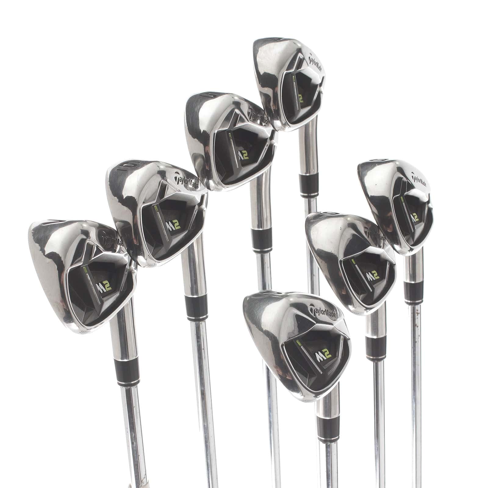 TaylorMade M2 2017 Steel Mens Right Hand Irons 4-PW Regular - REAX 88 - Image 2