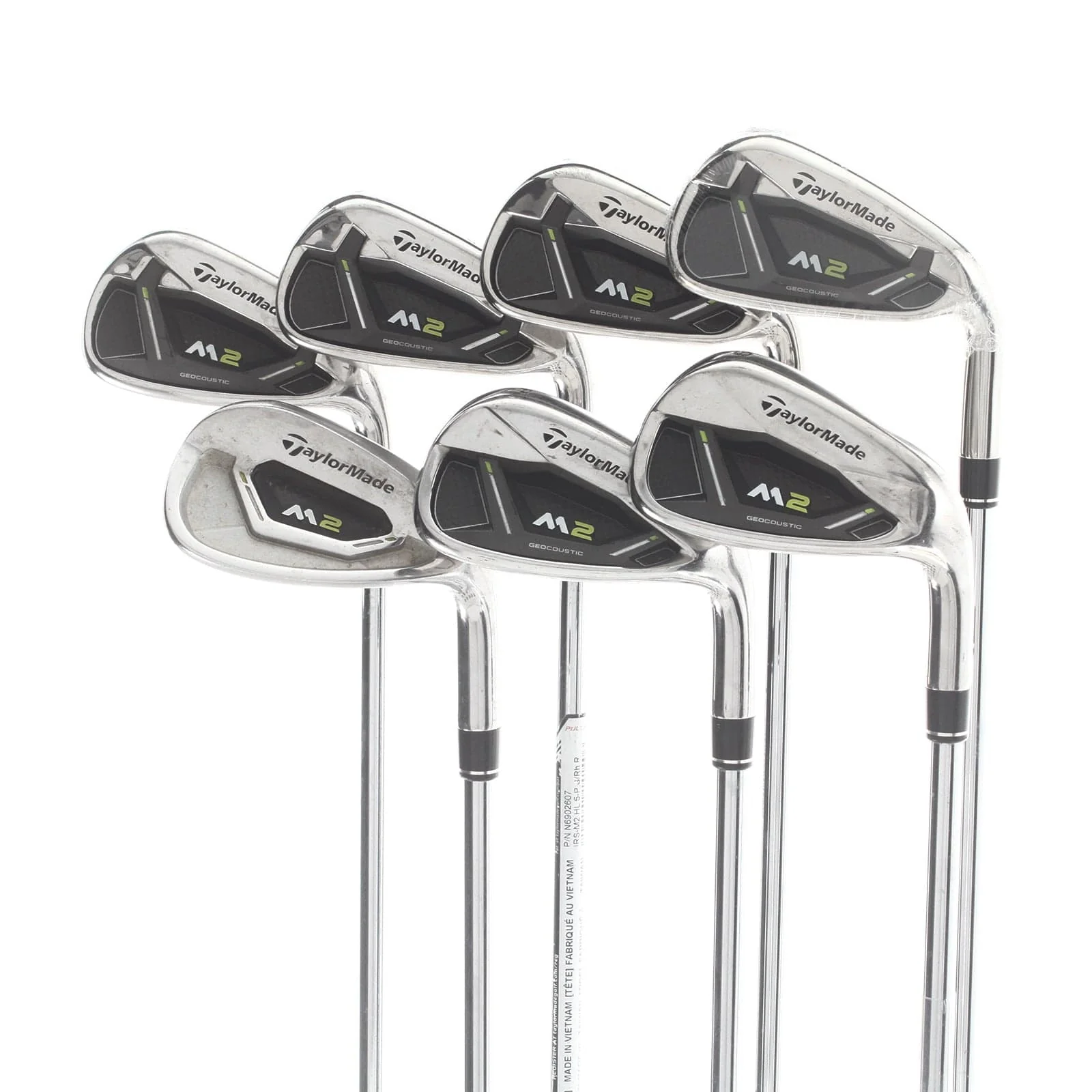 TaylorMade M2 2017 Steel Mens Right Hand Irons 5-SW Regular - REAX 88