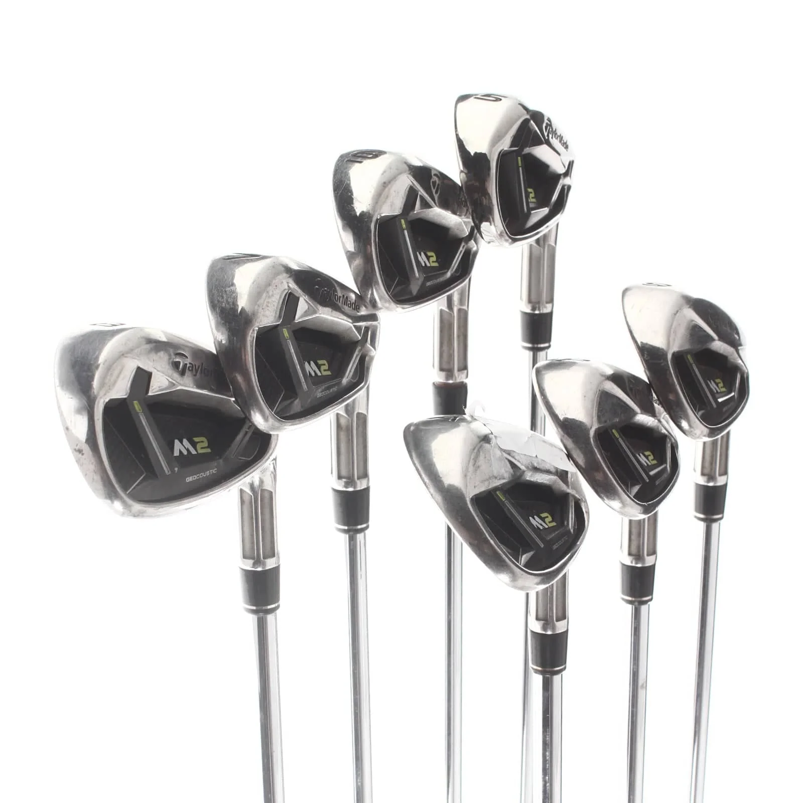 TaylorMade M2 Steel Mens Right Hand Irons 5-GW Regular - Reax 85 - Image 2