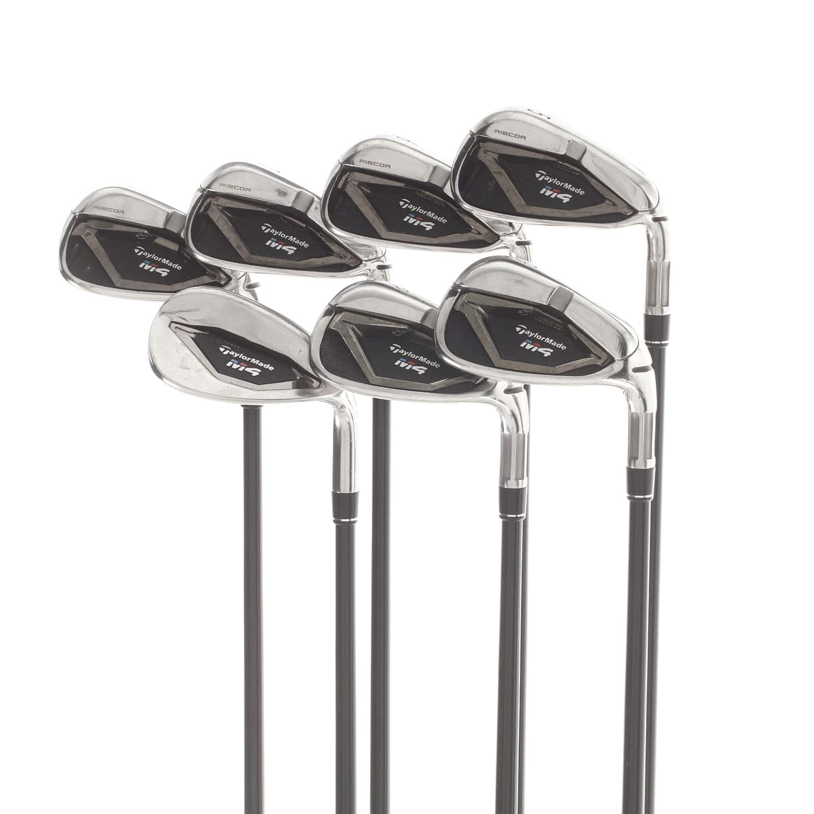 TaylorMade M4 Graphite Mens Right Hand Irons 5-SW Senior - Fujikura Atmos Red 5-A