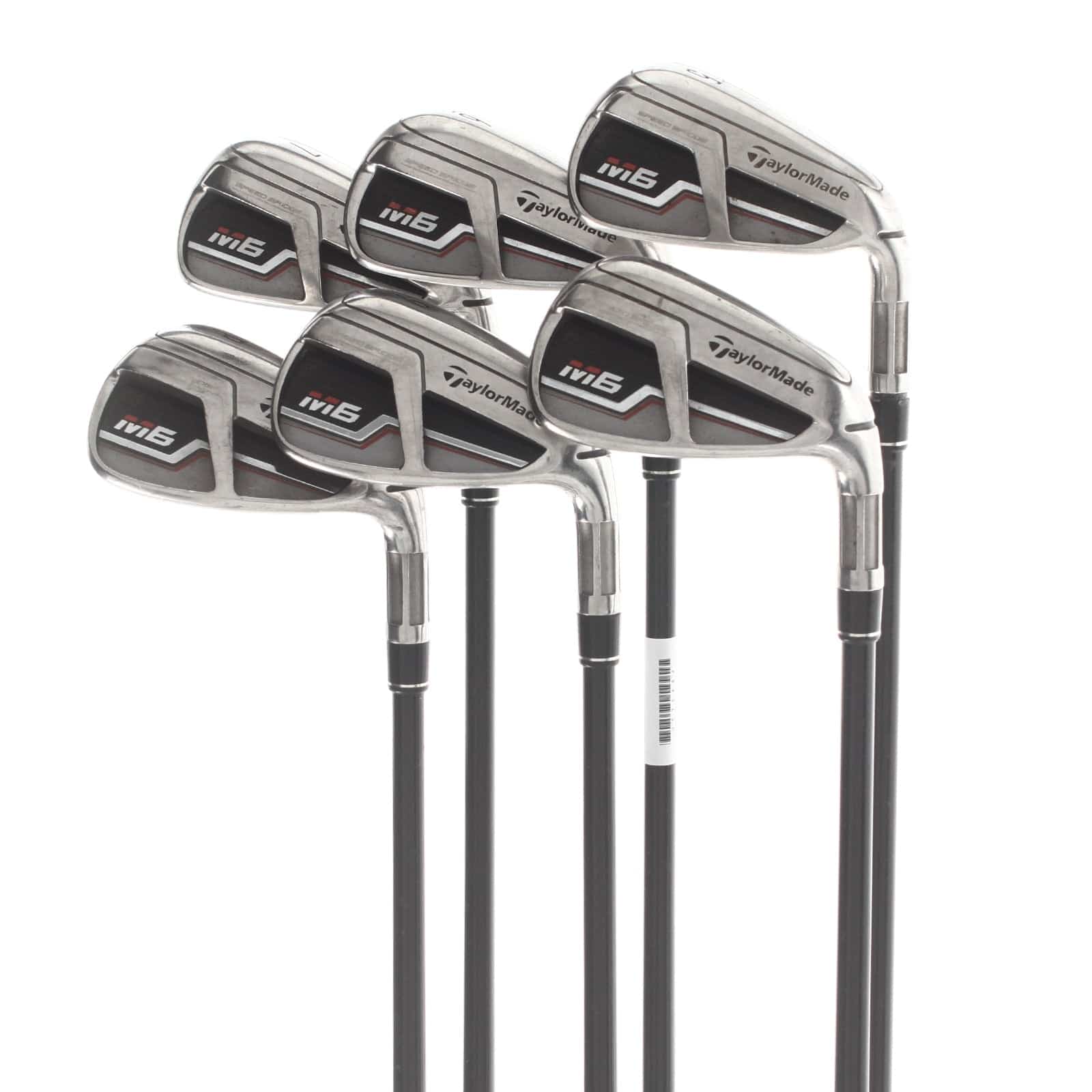 TaylorMade M6 Graphite Mens Right Hand Irons 5-PW Regular - Fujikura Atmos 6-R