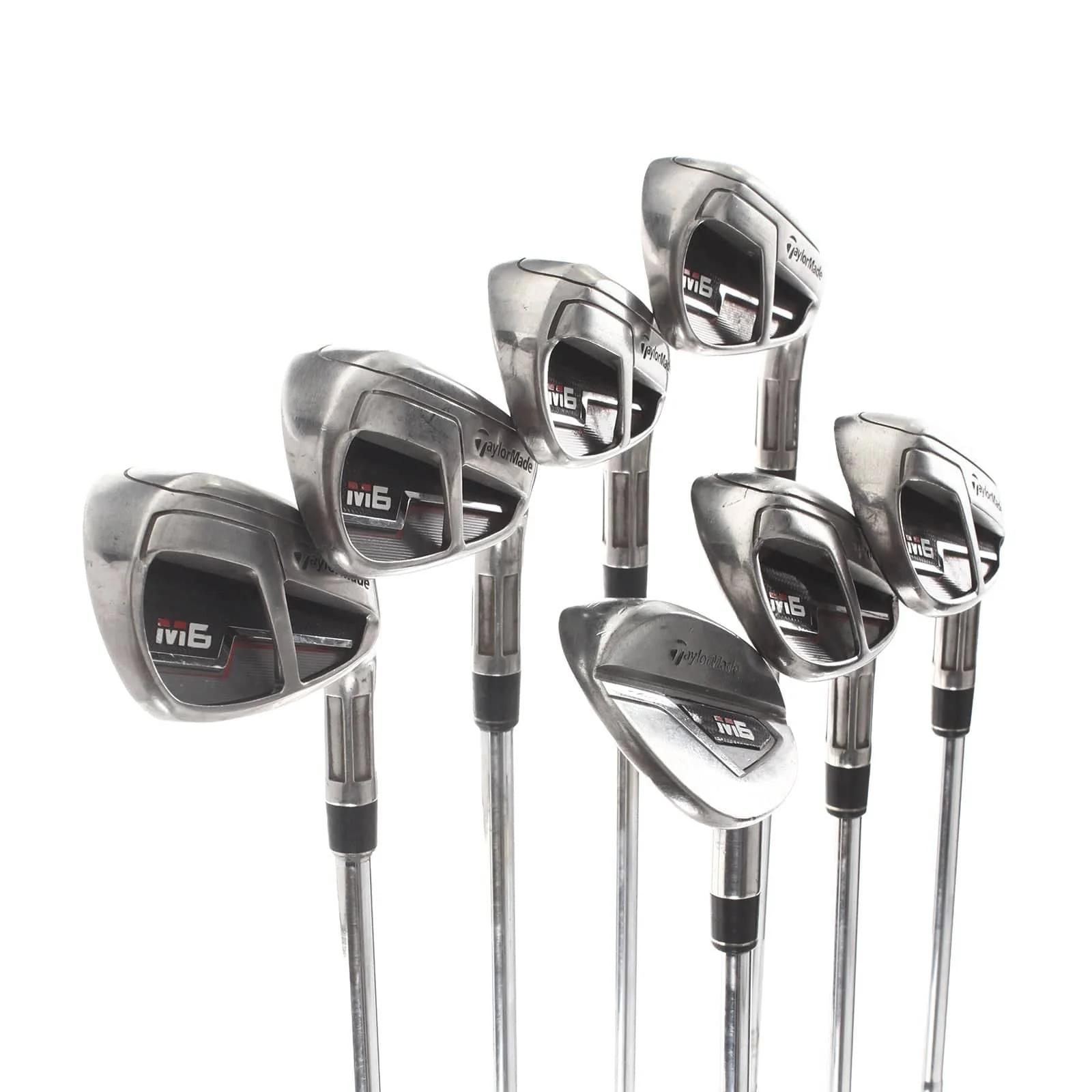 TaylorMade M6 Steel Mens Right Hand Irons 5-SW Stiff - True Temper - Image 2