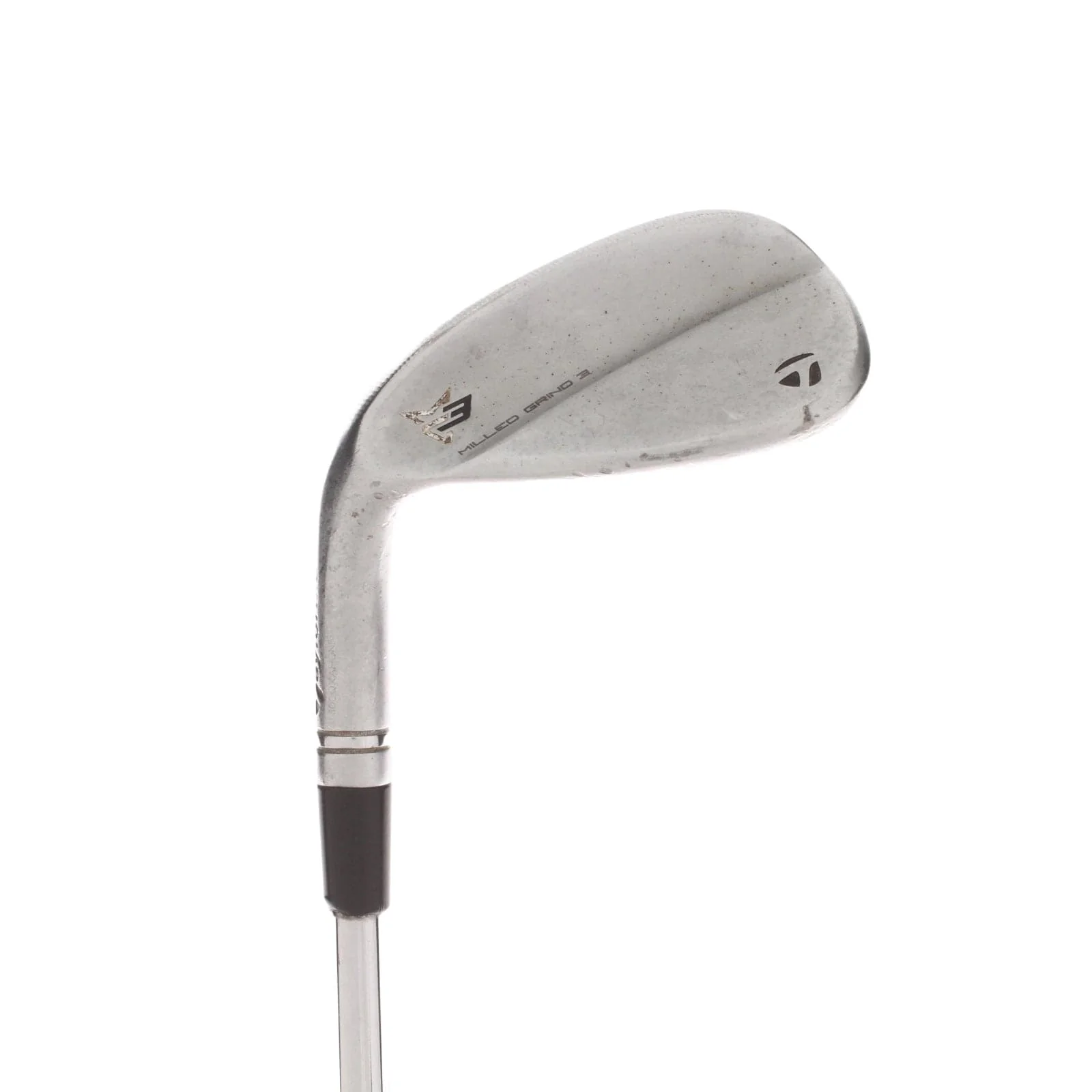 TaylorMade Milled Grind 3 Graphite Mens Left Hand Gap Wedge 52* 9 Bounce SB Grind Stiff - Dynamic Gold Tour Issue S200