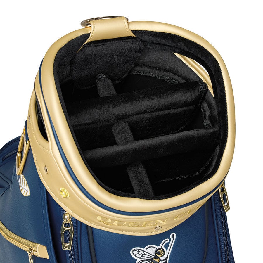 TaylorMade Professional Championship Staff Bag - Navy/Gold/White - Image 2