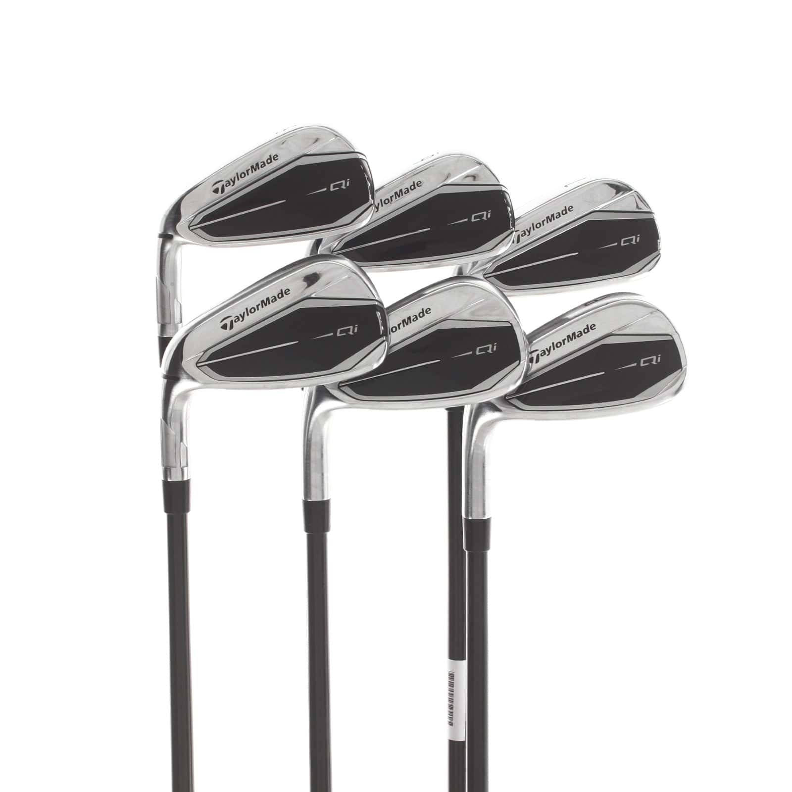 TaylorMade Qi Graphite Mens Left Hand Irons 5-PW Regular - Fujikura Ventus TR 6-R