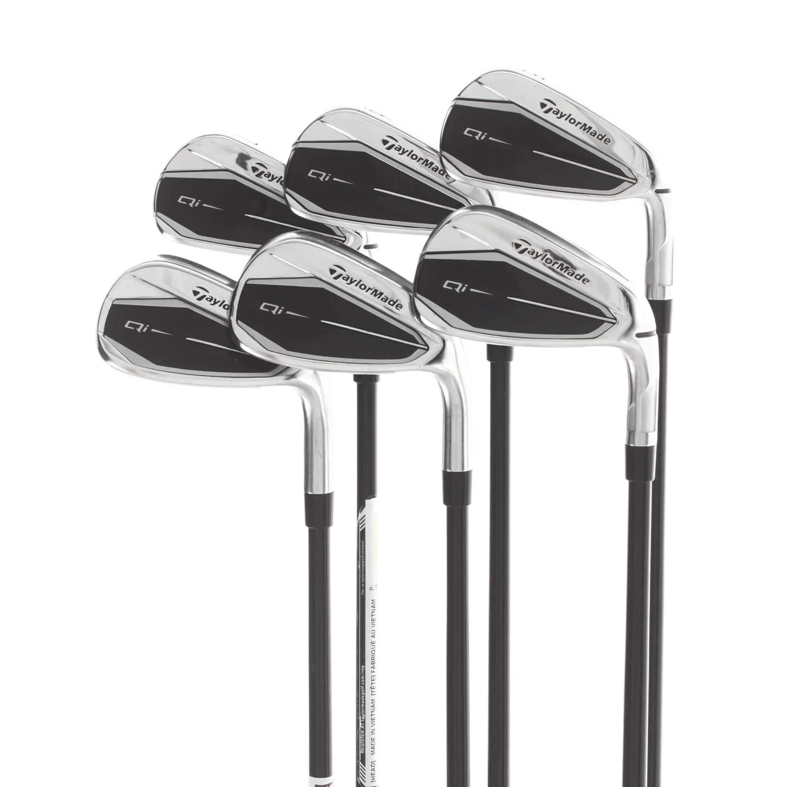 TaylorMade Qi Graphite Mens Right Hand Irons 5-PW Regular - Fujikura Ventus TR 6-R